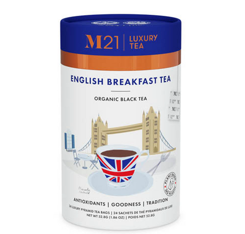 Indulge in the rich flavors of our M21 Luxury English Breakfast Tea – a perfect blend for a delightful morning ritual