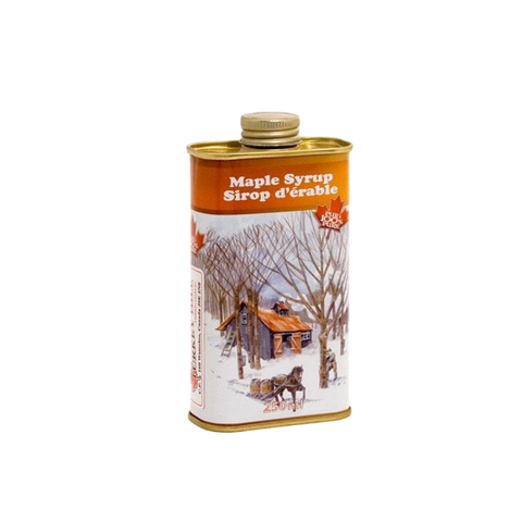 Premium Grade A Dark Robust Taste Organic Canadian Maple Syrup in a 250ml Tin – Pure, Rich Flavor from Canada