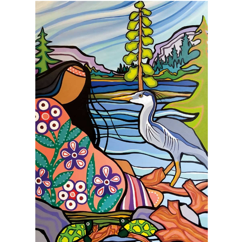 Indigenous Art Card Appreciation For Our Waters By Pam Cailloux