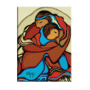 Indigenous Souvenir Maxine Noel 'The Embrace' Fridge Magnet