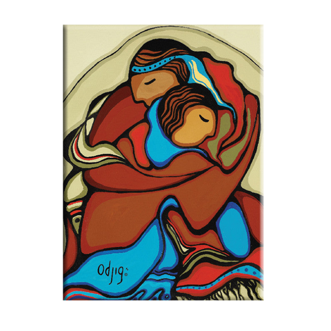 Indigenous Souvenir Maxine Noel 'The Embrace' Fridge Magnet