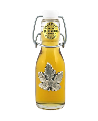 Grade A Pure Organic Canadian Maple Syrup, 3-Pack of 50ml Bottles - Golden Delicate Taste
