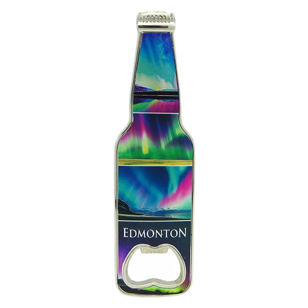 Fridge Bottle Opener Edmonton Northern Lights BIGGLE Souvenirs & Gift Shop