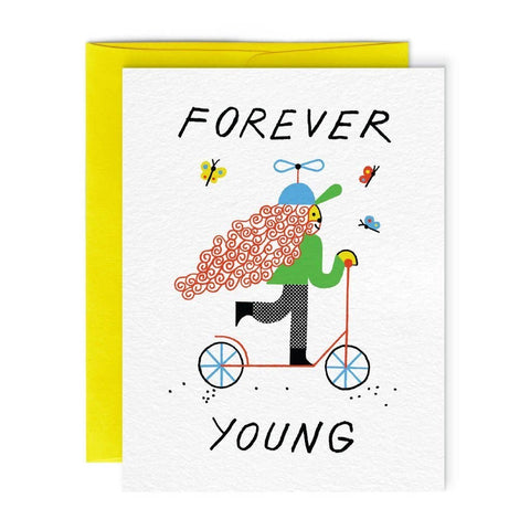 FOREVER YOUNG — Greeting card