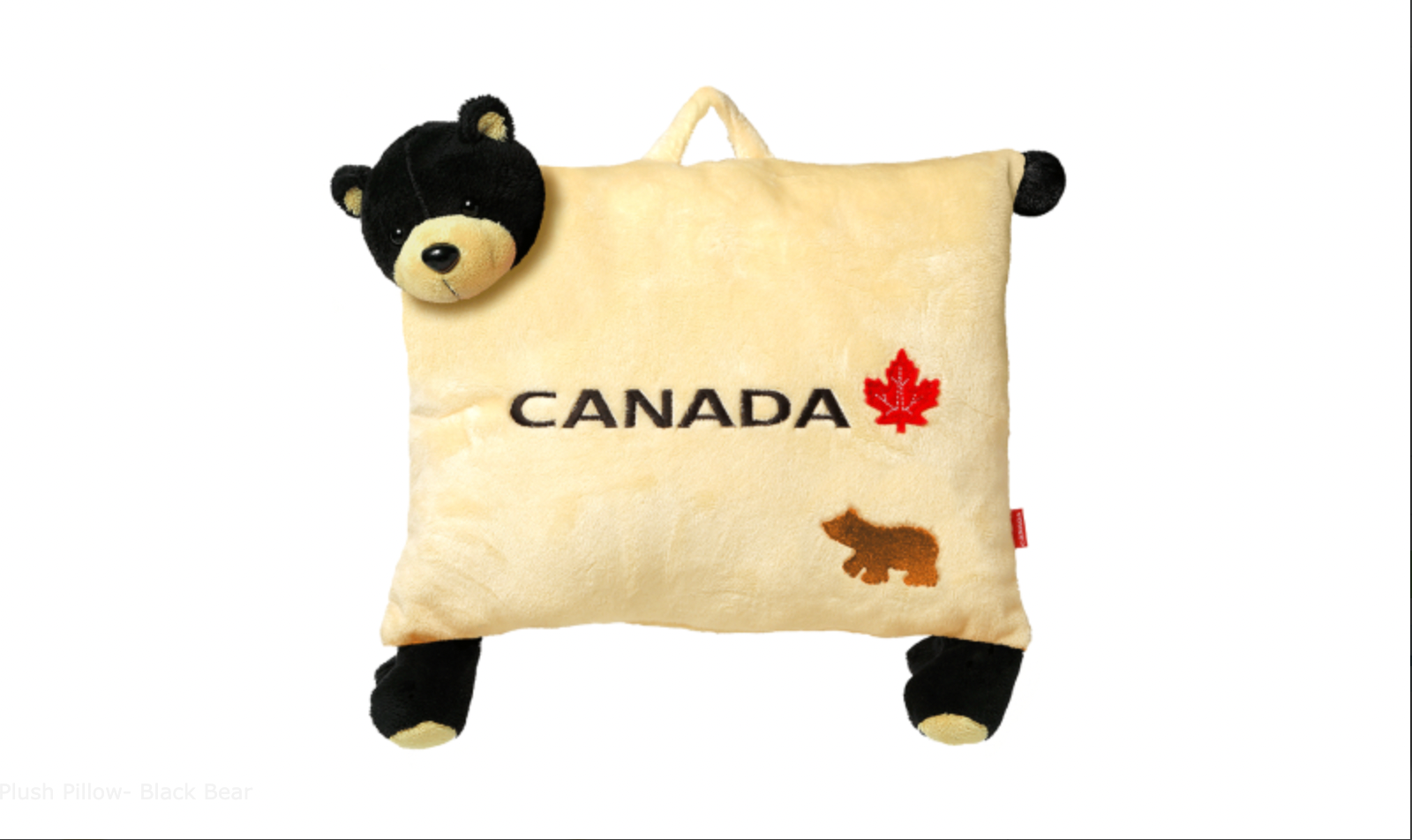 Plush Pillow- Black Bear