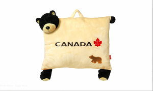 Plush Pillow- Black Bear