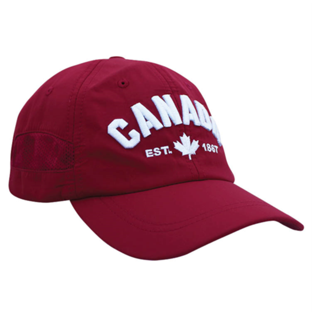 Cap - Sport Cap Canada 1867 Burgandy