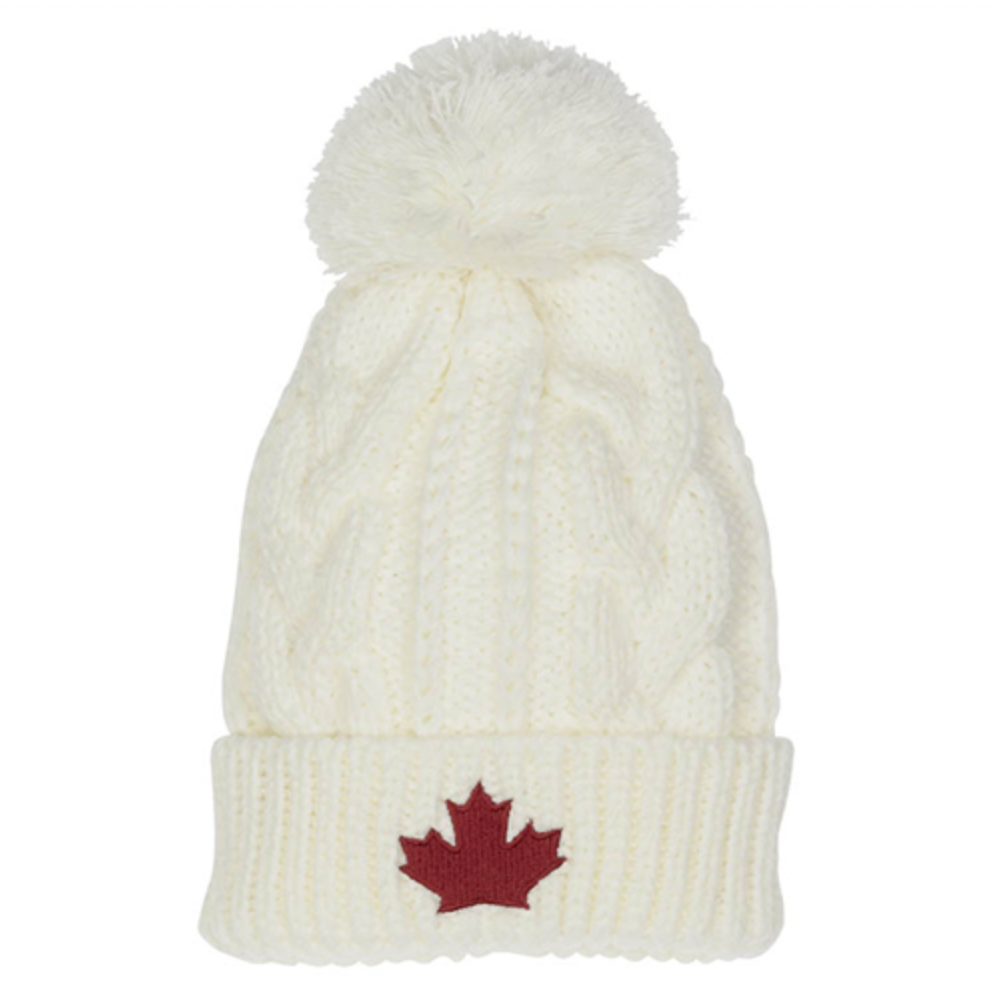 Toque - Canada Knit White