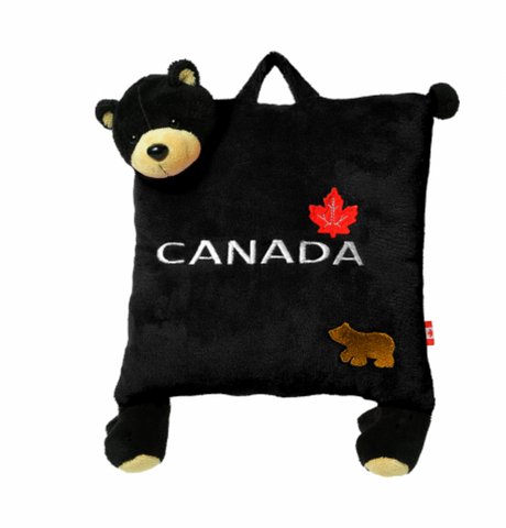 Plush Pillow- Black Bear