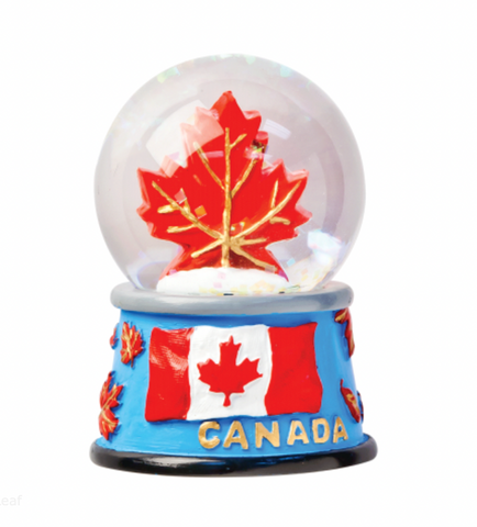 Beautiful Magnetic Snow Globe featuring a Maple Leaf design, a Canadian symbol of nature and beauty