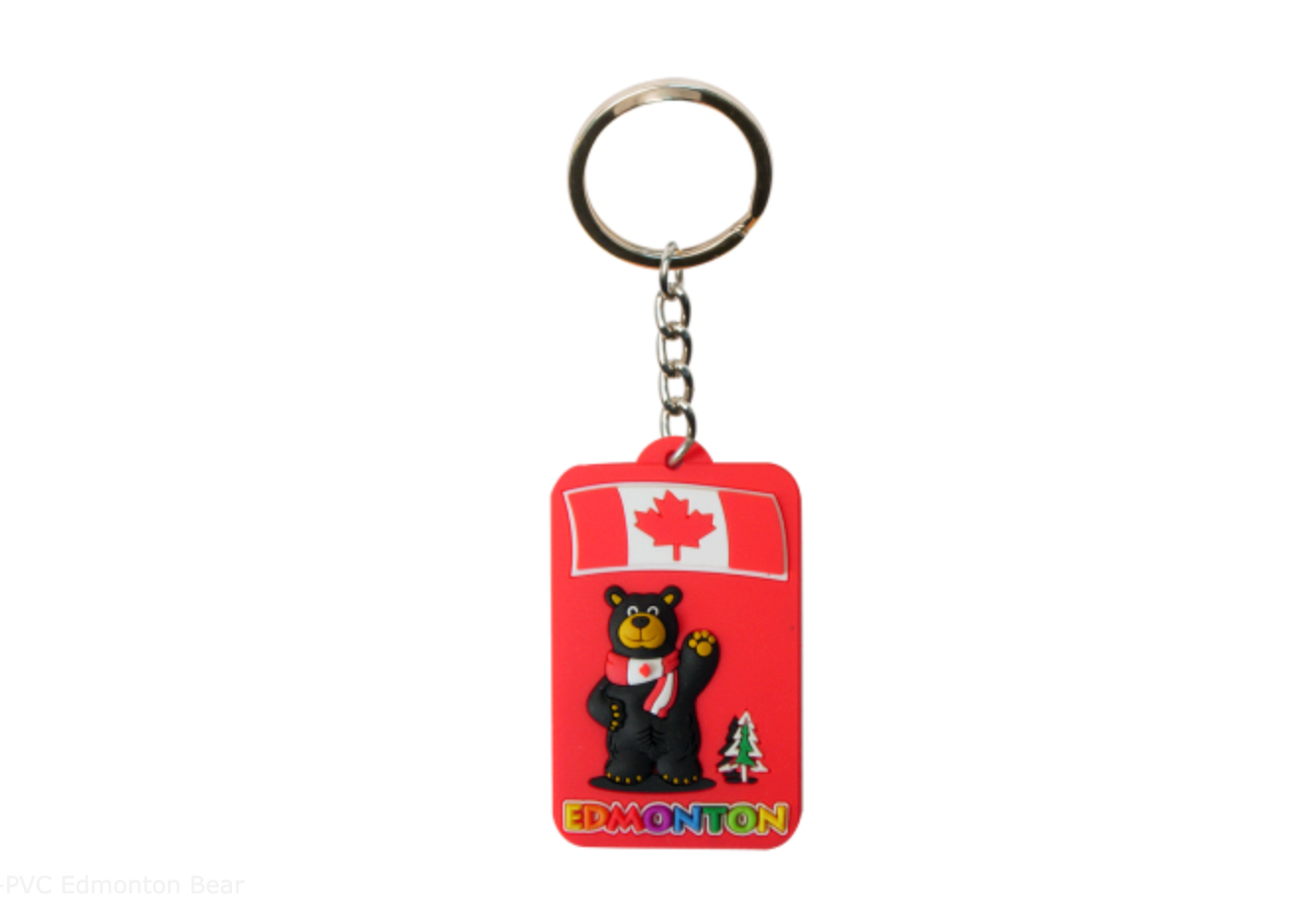 Keychain-PVC Edmonton Bear