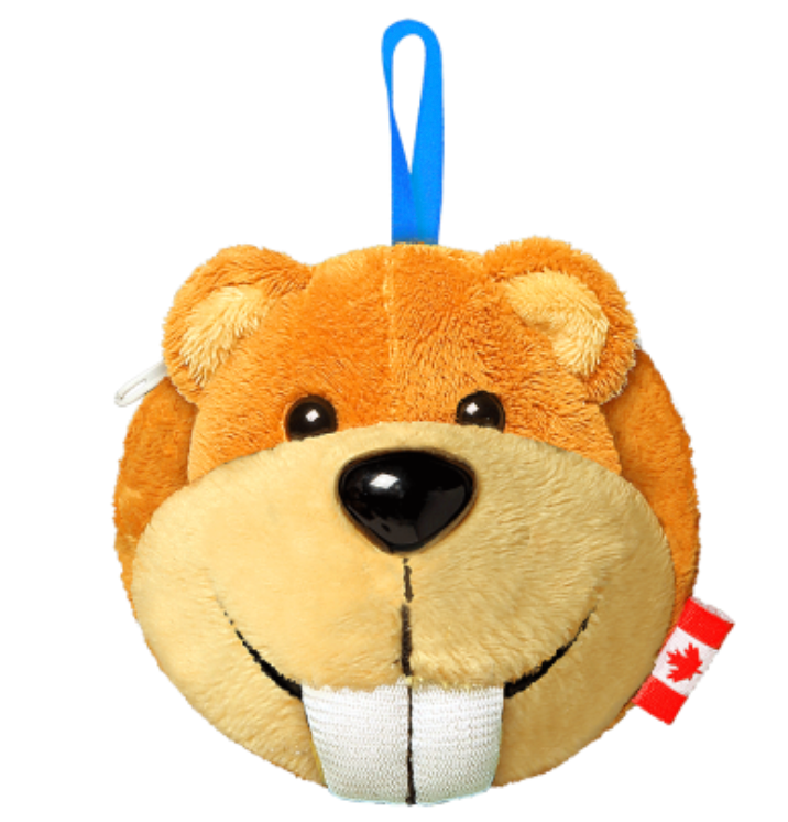 Plush Coin Bag - Beaver