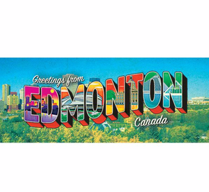 Greetings from Edmonton, Canada, Alberta, Shot, Skyline