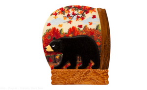 Wooden - Magnet - Scenery Black Bear