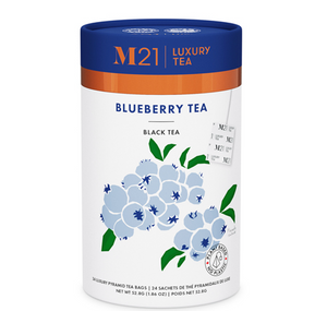 Indulge in the M21 Luxury Blueberry Tea - a flavorful blend that elevates your tea experience. Discover pure luxury in every sip with this exquisite tea blend