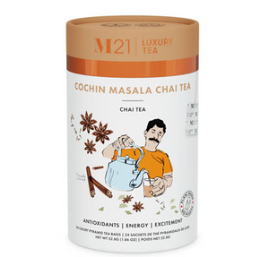 M21 Luxury Tea Cochin Masala Chai Tea - Rich and Spicy Blend