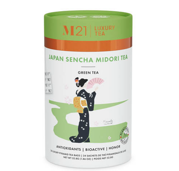 M21 Luxury Japanese Sencha Midori Tea - Premium Green Tea Blend