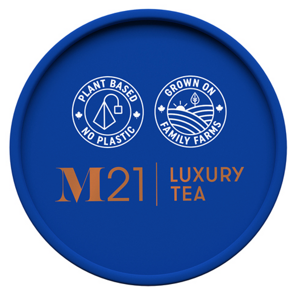 Celebrate the American Dream with our M21 Luxury Tea – a blend of exceptional flavors in every sip