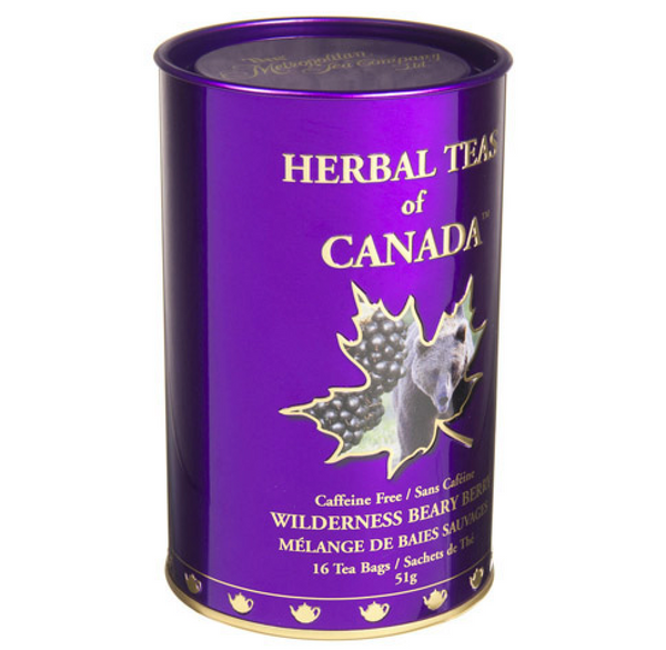 Aromatic Herbal Tea Blend - Wilderness Beary Berry from Herbal Teas of Canada, capturing the essence of the Canadian wilderness. Enjoy this flavorful and soothing tea experience. Perfect for relaxation and a touch of Canadian wilderness in every sip. Available in a 40g pack