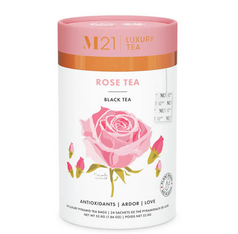 M21 Luxury Tea Rose Tea - A delightful blend of exquisite roses in every sip, capturing the essence of luxury and indulgence. Elevate your tea experience with this premium rose-infused tea. 50g