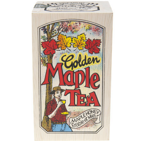 Golden Maple Tea Wooden Box - a delightful blend in a charming container