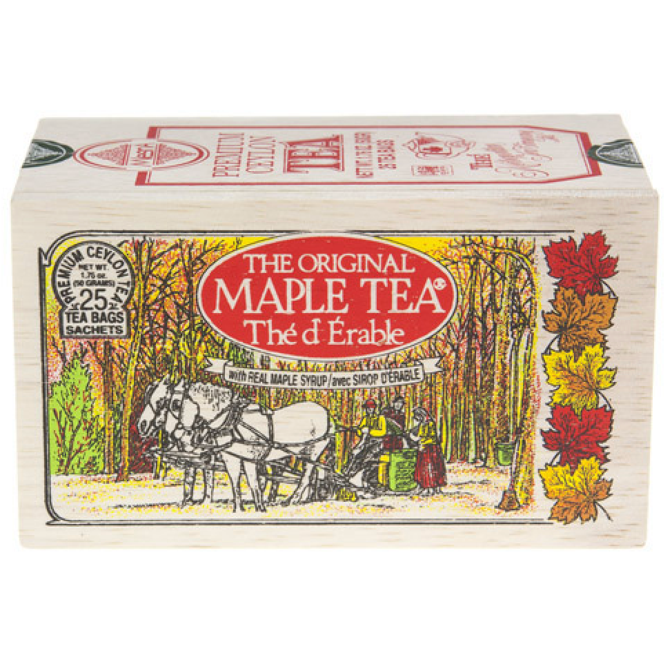 Maple Tree Tea The Original Maple Tea Wooden Box – BIGGLE Souvenirs & Gift Shop