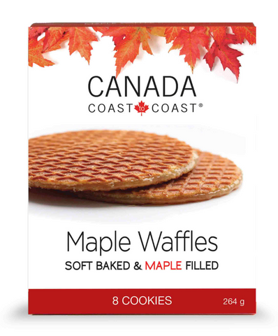 Canada Maple Waffles Soft Baked & Maple Filled