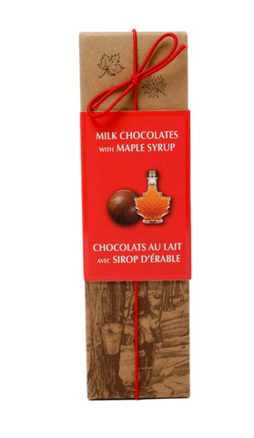 MILK CHOCOLATE WITH MAPLE SYRUP LONG BOX
