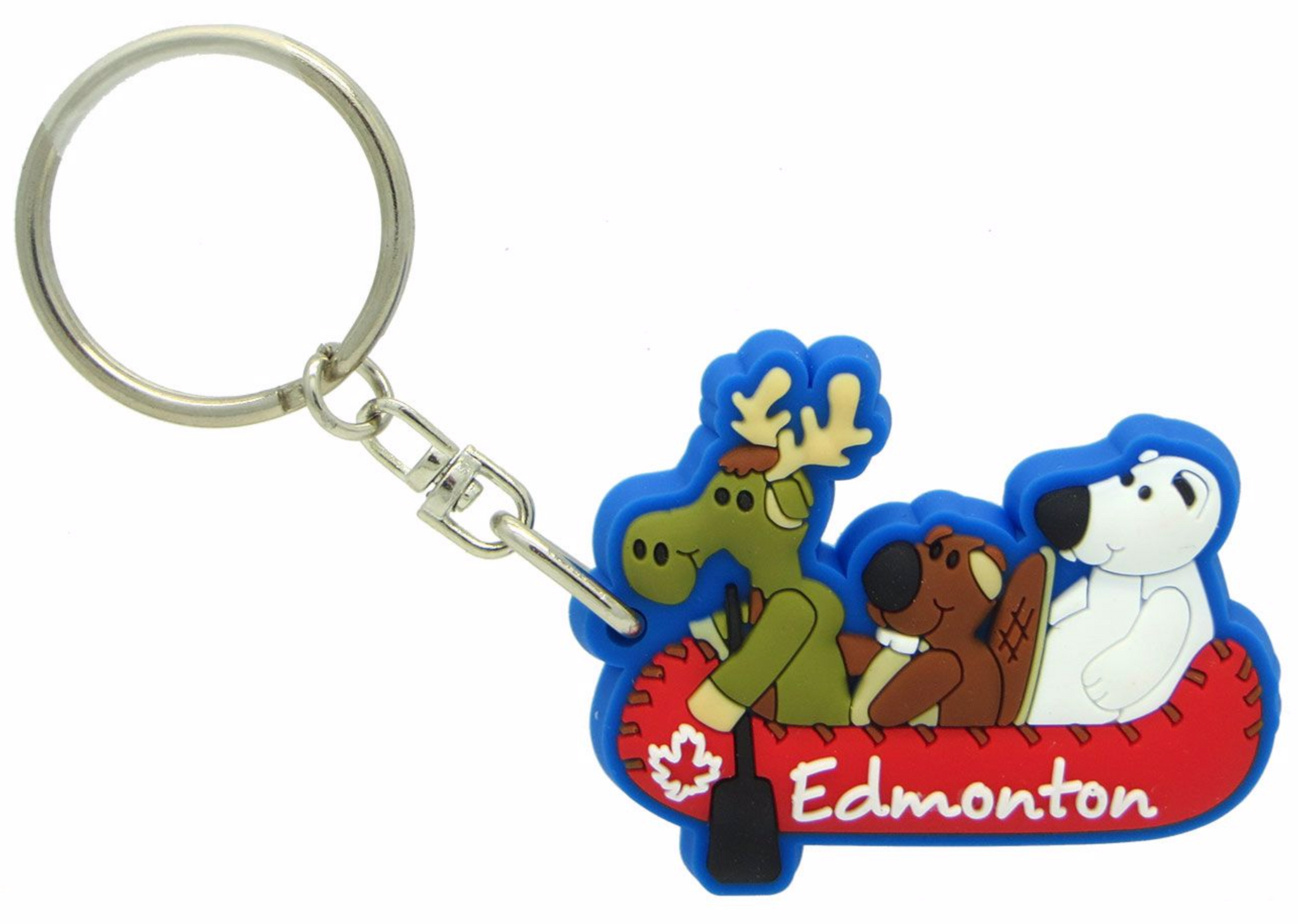 Key chain Rubber, Moose,Beaver,Bear, Edmonton