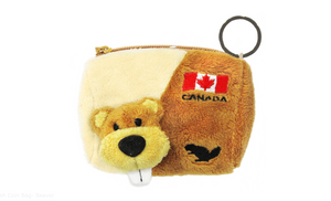 Plush Coin Bag- Beaver