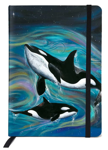 KILLER WHALES LINED JOURNAL