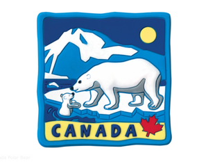 Magnet - PVC Canada Polar Bear