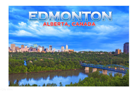 Edmonton City View Magnet