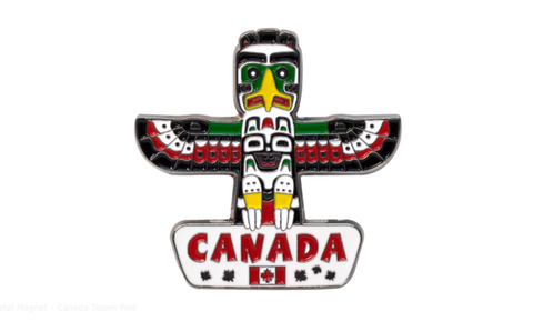 Metal Magnet - Canada Totem Pole