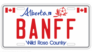 Al. Vehicle Plate Magnet 90 × 45 mm - Banff