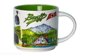 The Canadian Rockies Sketch Mug