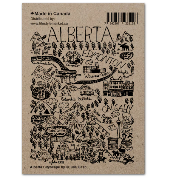 Alberta Cityscape magnet