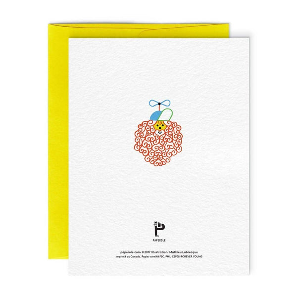 FOREVER YOUNG — Greeting card