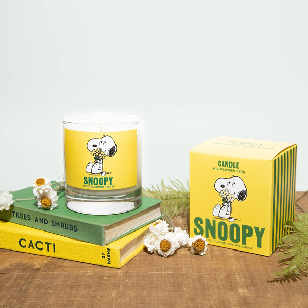 3P4 x Peanuts® Candle - Snoopy Bouquet (Wildflower Fern)