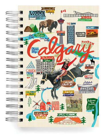 Calgary Jumbo Journal Notebook with City Highlights: 150