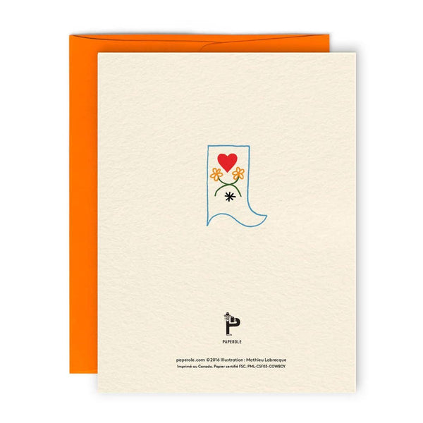 COWBOY — Greeting card