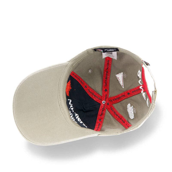 Canada Icons All-Over Embroidery Cotton Cap: Pine