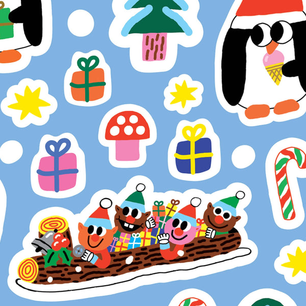 HOLIDAY PENGUINS – Sticker Sheet