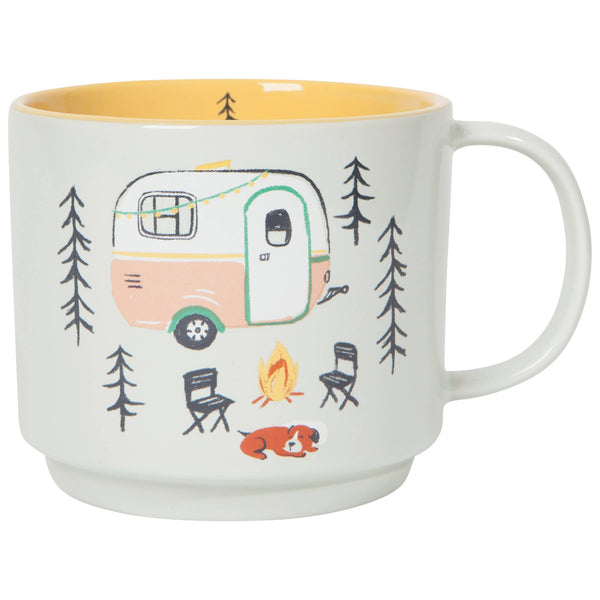 Happy Camper Mug & Socks Set of 2