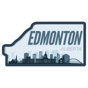 Edmonton Magnet Alberta Map