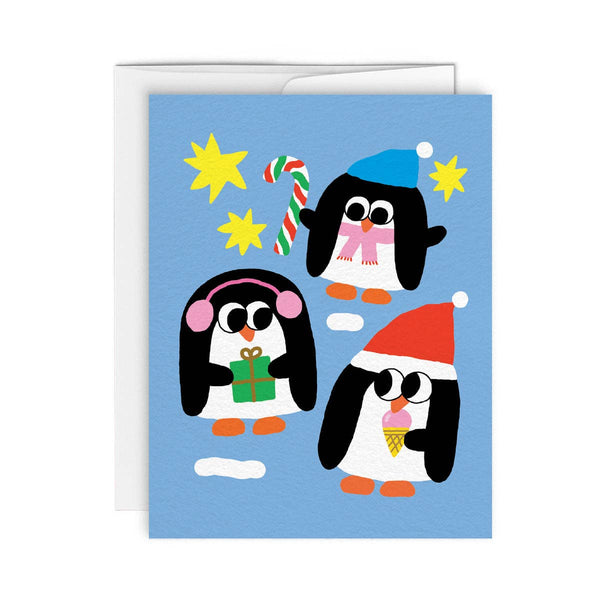 PINGOUINS — Greeting Card