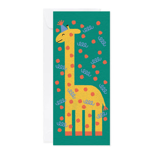 GIRAFFE — Panoramic Greeting Card