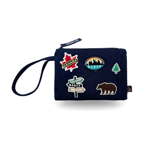 BANFF ZIP JEAN POUCH: Navy