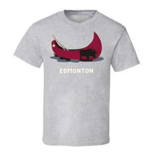 Edmonton T-Shirt Youth Sport Grey by Red Canoe