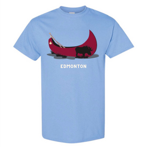 Edmonton T-Shirt in Carolina Blue - Red Canoe Apparel for Adults